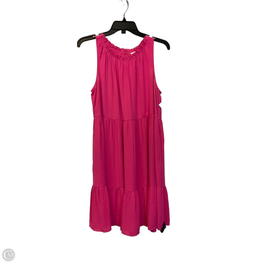 Dress Casual Short By Loft In Pink, Size: M