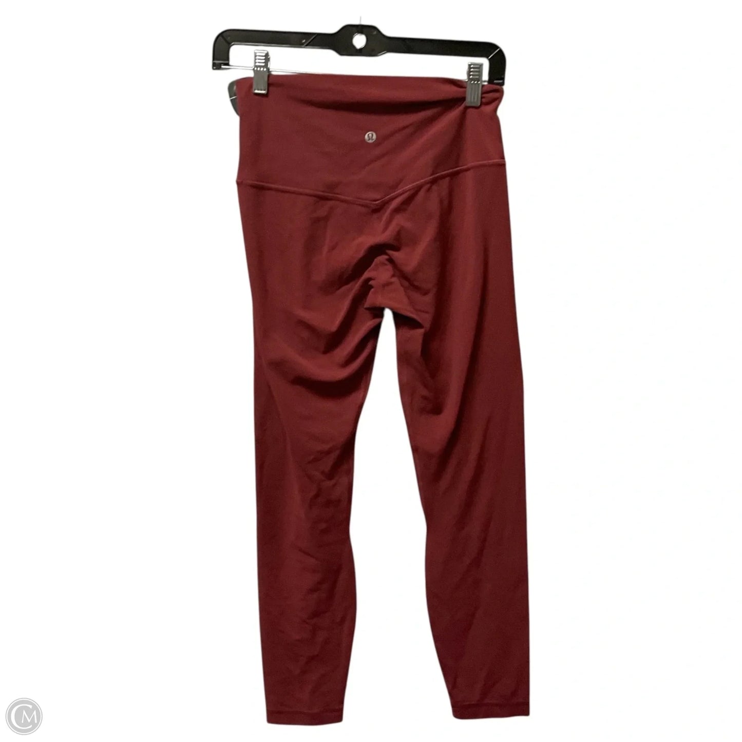 Athletic Leggings By Lululemon In Red, Size: 6