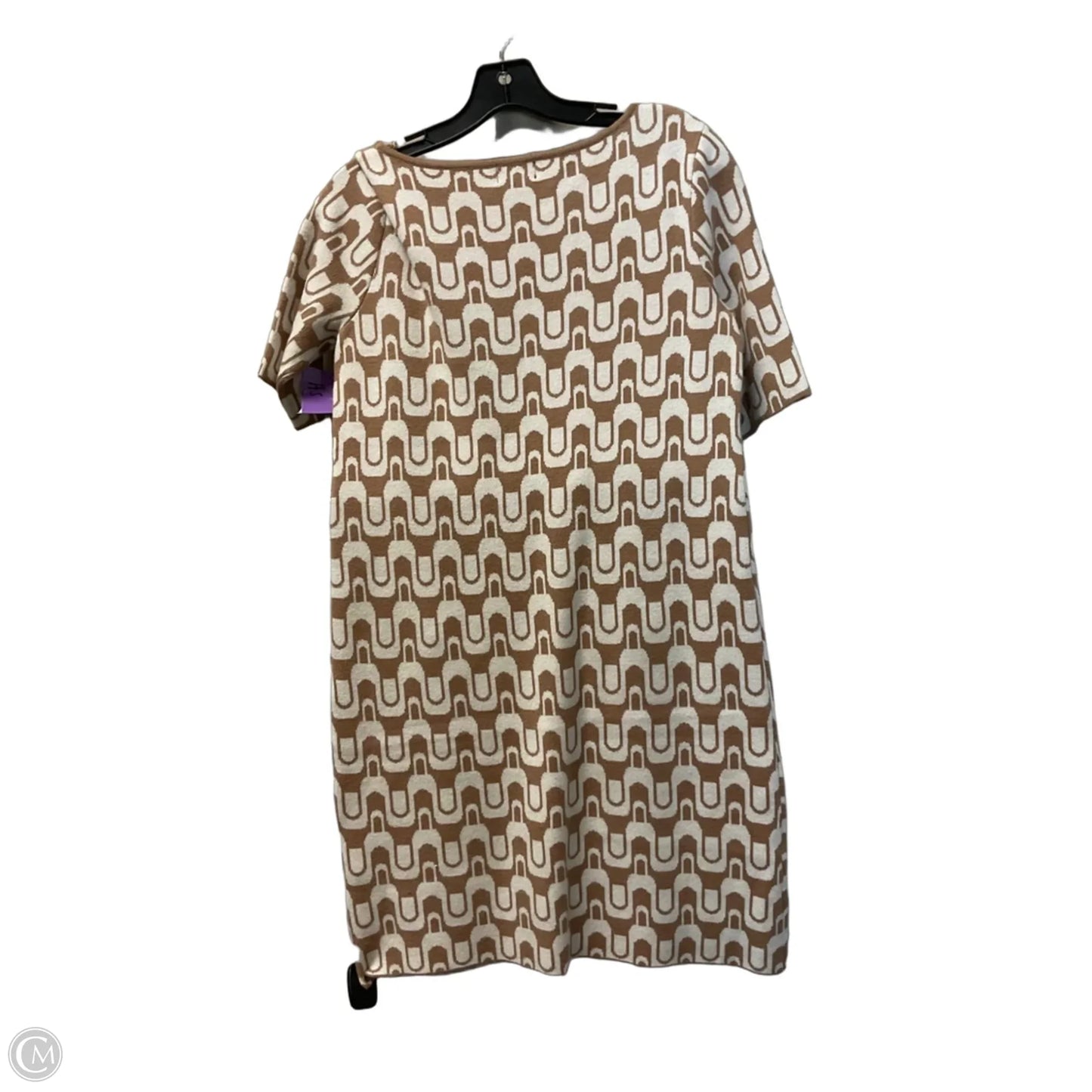Dress Casual Short By Nicole Miller In Brown, Size: M