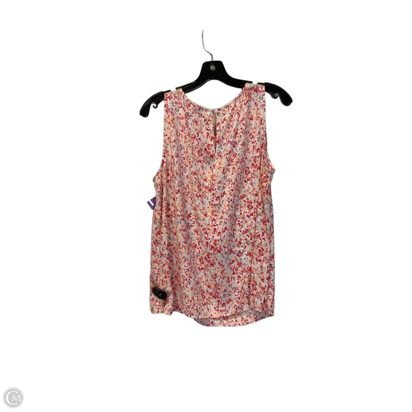 Top Sleeveless By Loft In Pink, Size: L