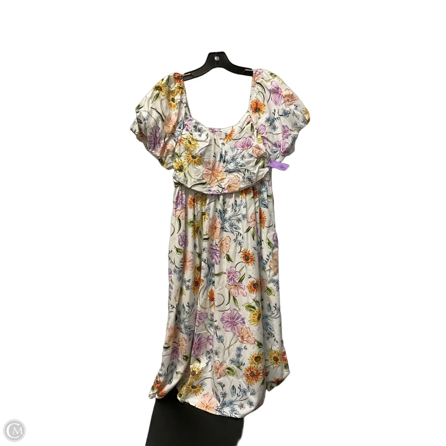 Dress Casual Midi By Crown And Ivy In Floral Print, Size: S
