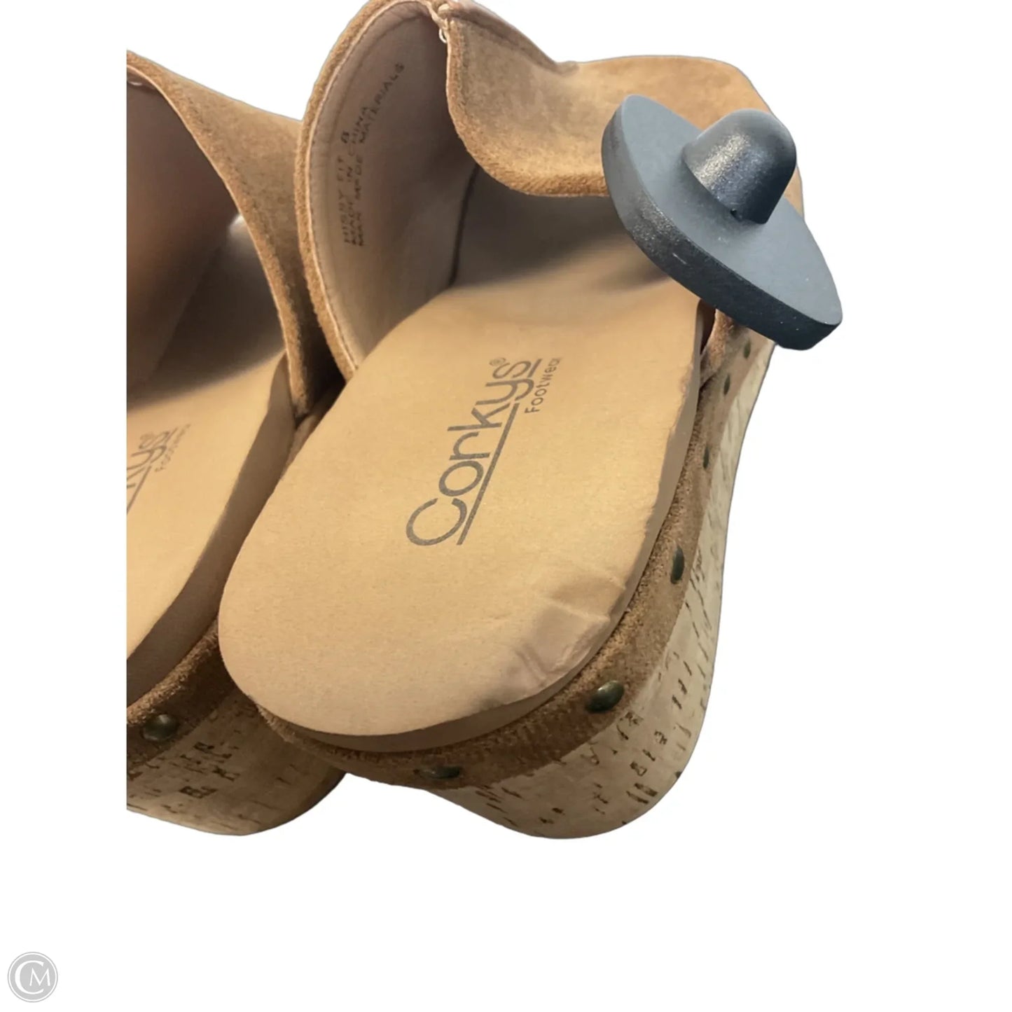 Sandals Heels Wedge By Corkys In Brown, Size: 8