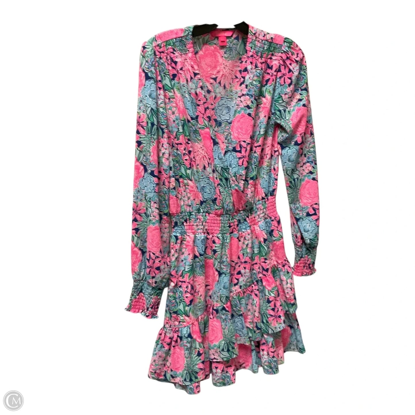 Dress Designer By Lilly Pulitzer In Blue & Pink, Size: 8