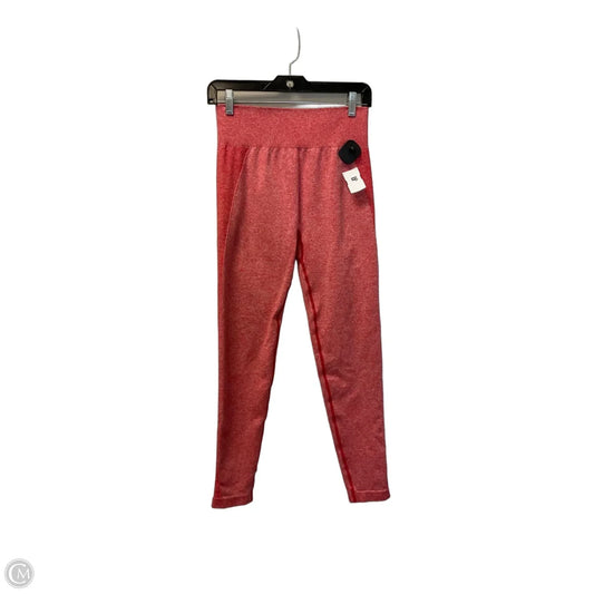 Athletic Leggings By Gym Shark In Red, Size: S