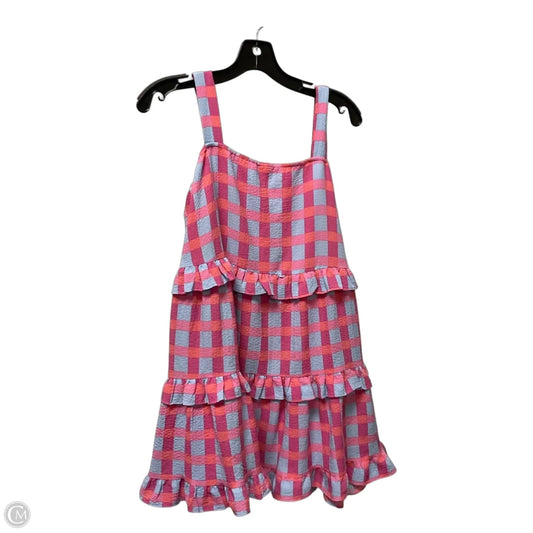 Dress Casual Short By Buddy Love In Blue & Pink, Size: M