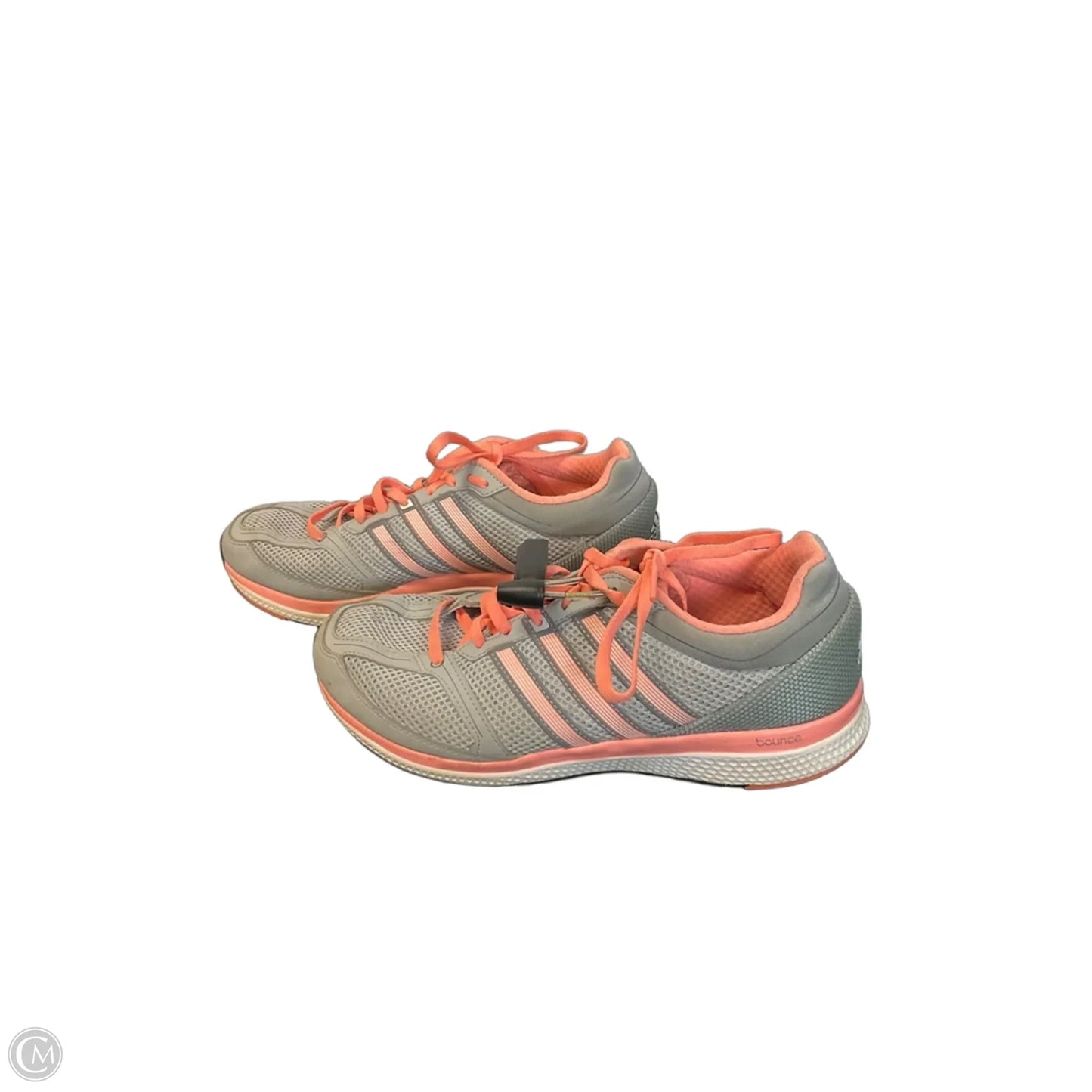 Shoes Athletic By Adidas In Grey & Pink, Size: 8