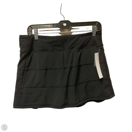 Athletic Skort By Lululemon In Black, Size: M