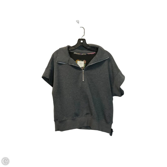 Top Short Sleeve By Umgee In Grey, Size: S