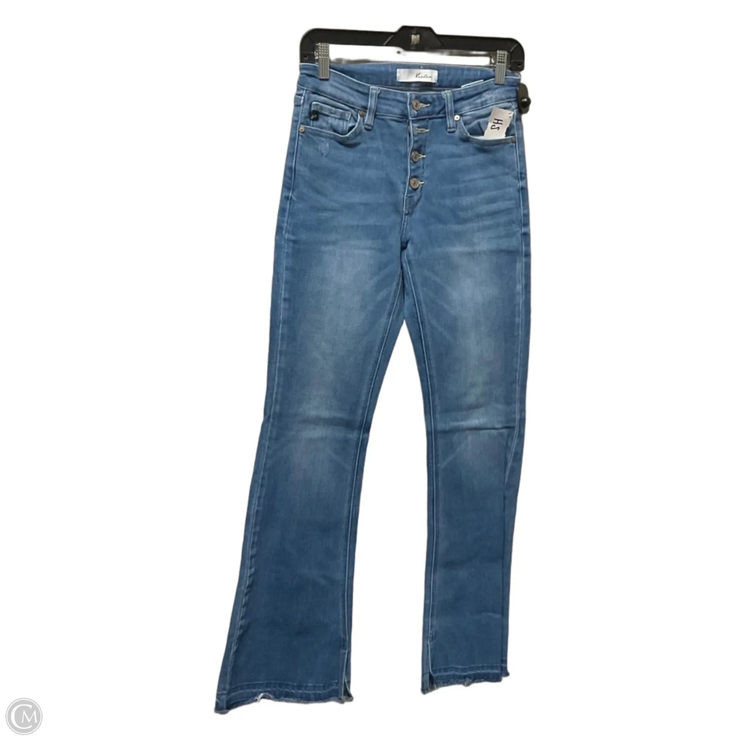 Jeans Flared By Kancan In Blue Denim, Size: 6