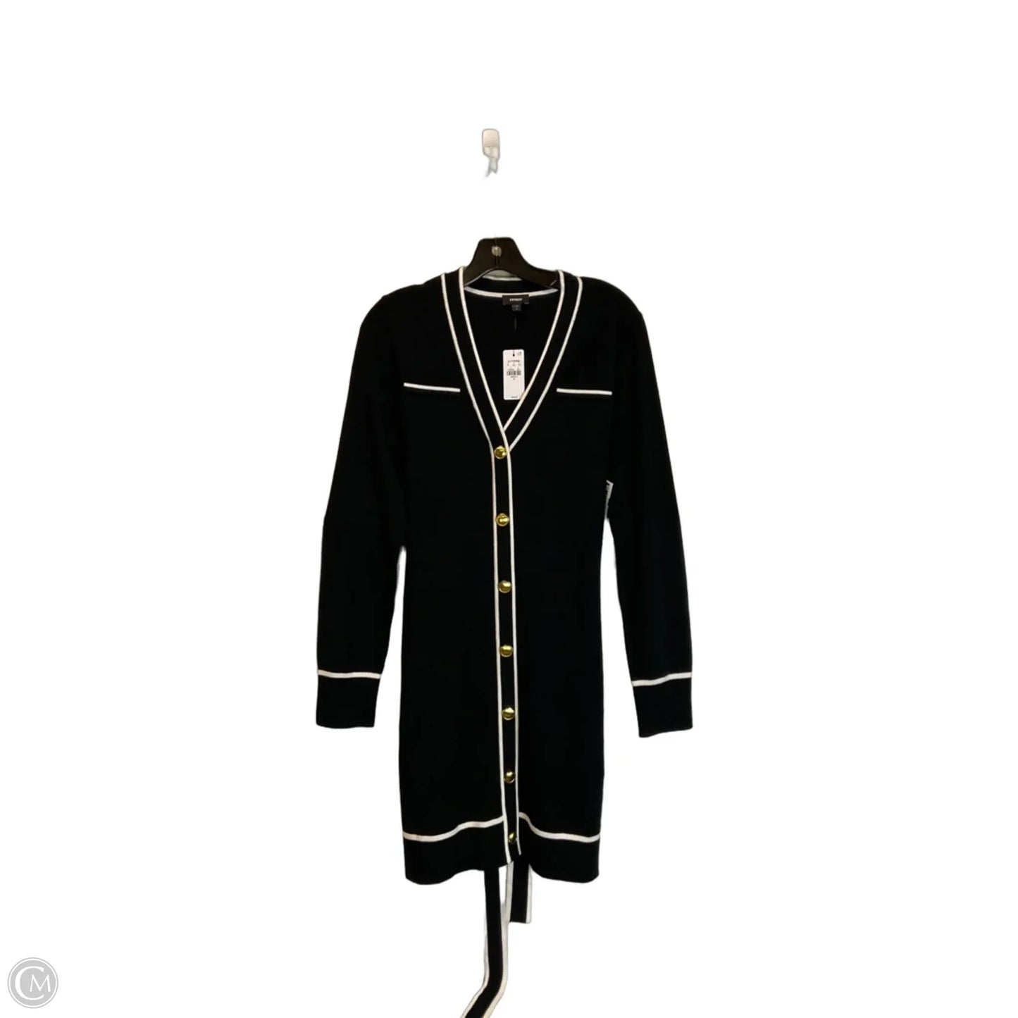 Dress Party Short By Express In Black & Cream, Size: S