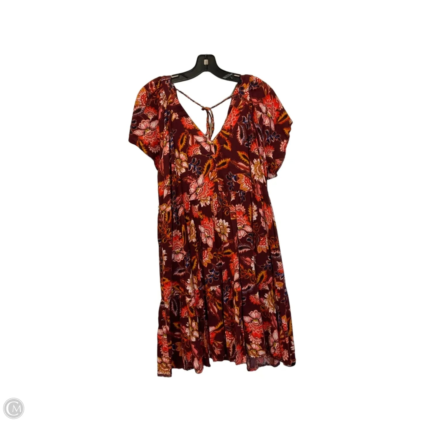 Dress Casual Short By Old Navy In Floral Print, Size: Xl