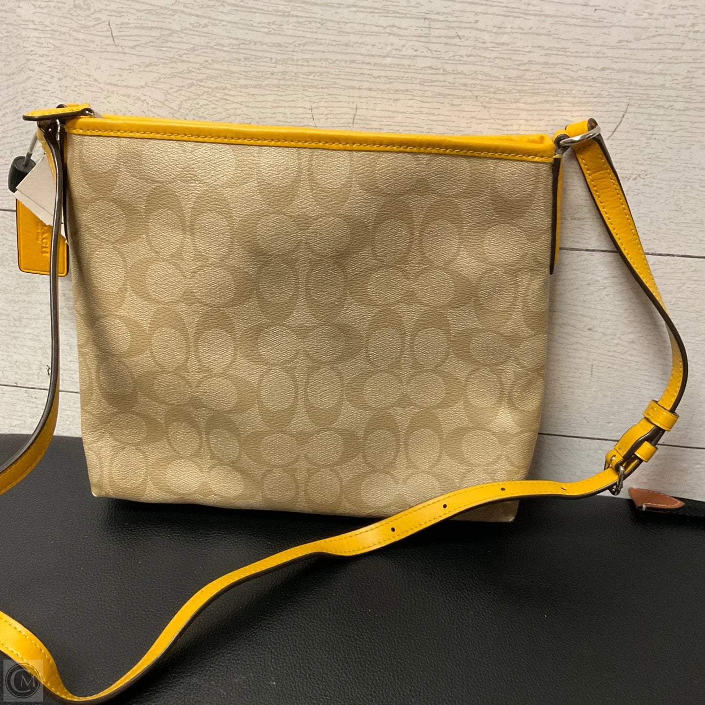 Crossbody Designer By Coach, Size: Medium