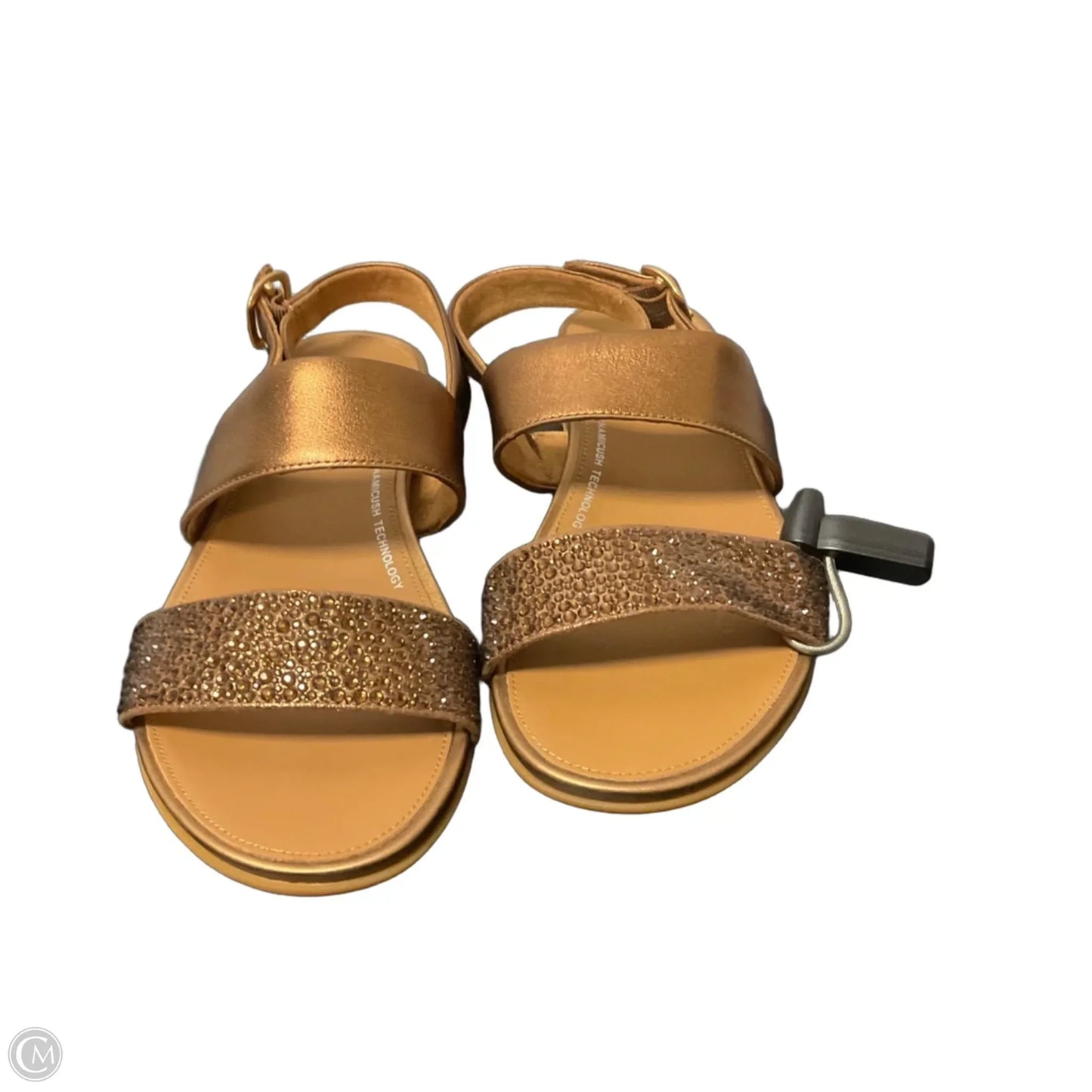Sandals Flats By Fitflop In Gold, Size: 7