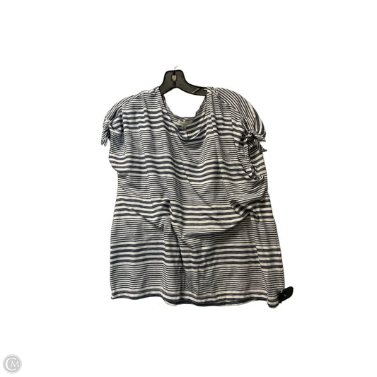Top Short Sleeve By Max Studio In Striped Pattern, Size: 1x