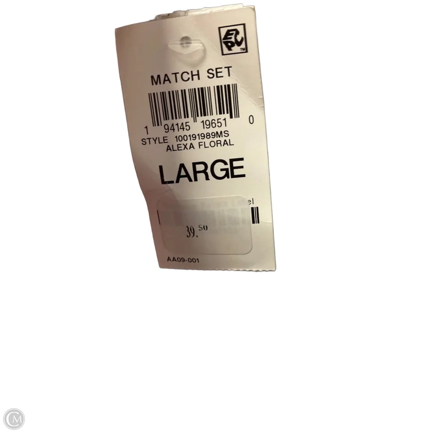 Top Sleeveless By Bar Iii In Floral Print, Size: L