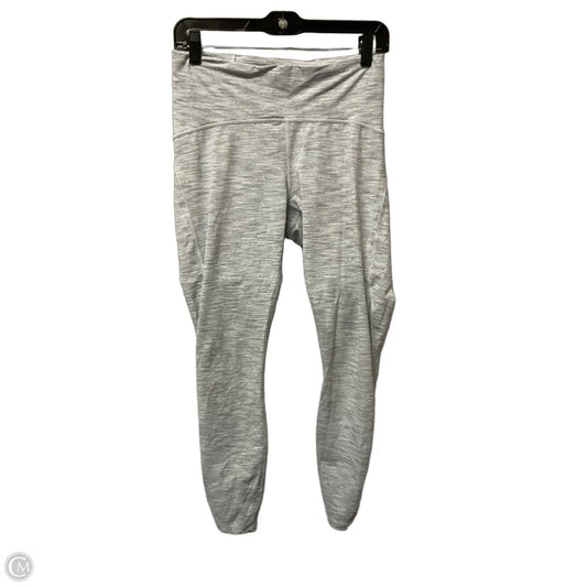 Athletic Leggings By Lululemon In Striped Pattern, Size: 8