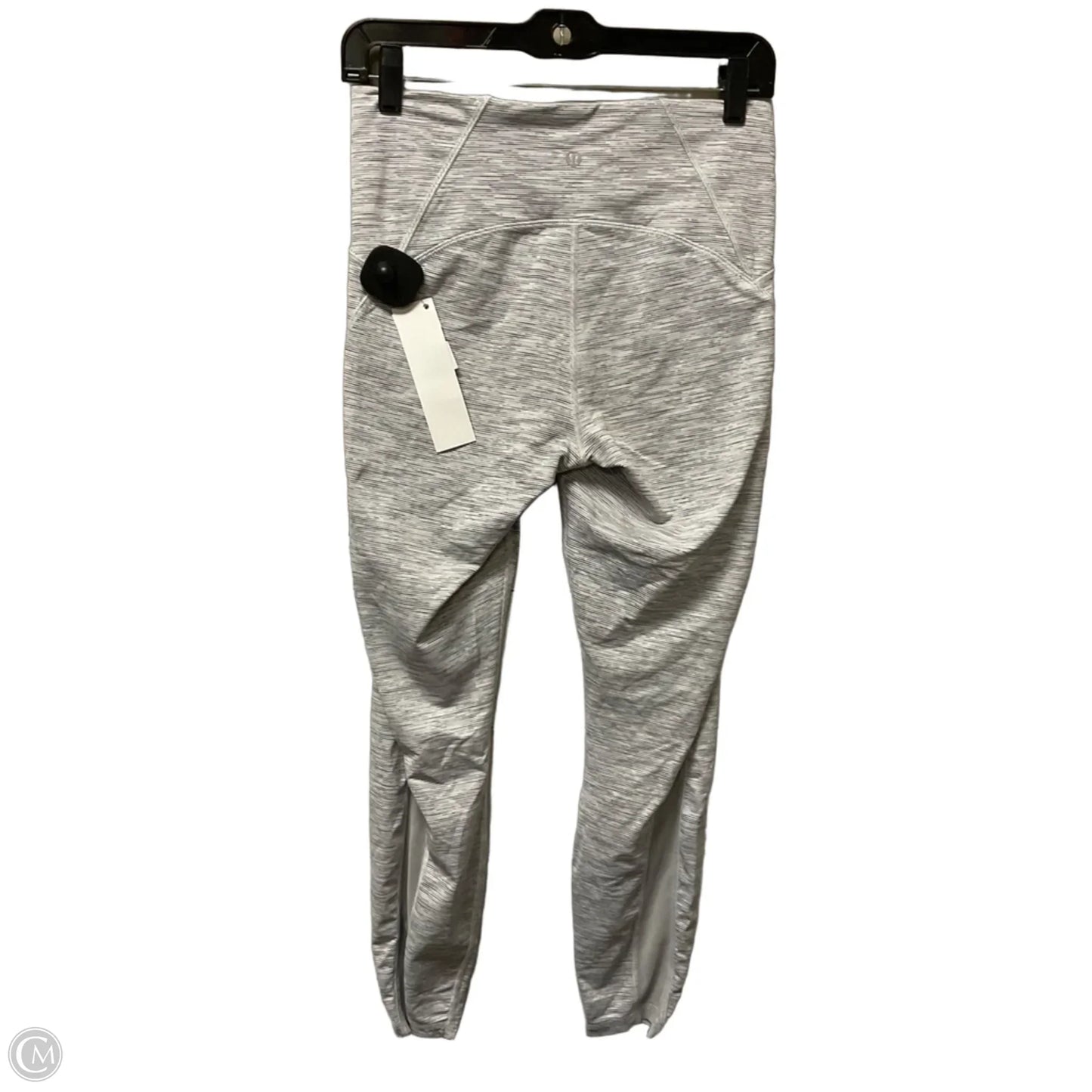 Athletic Leggings By Lululemon In Striped Pattern, Size: 8