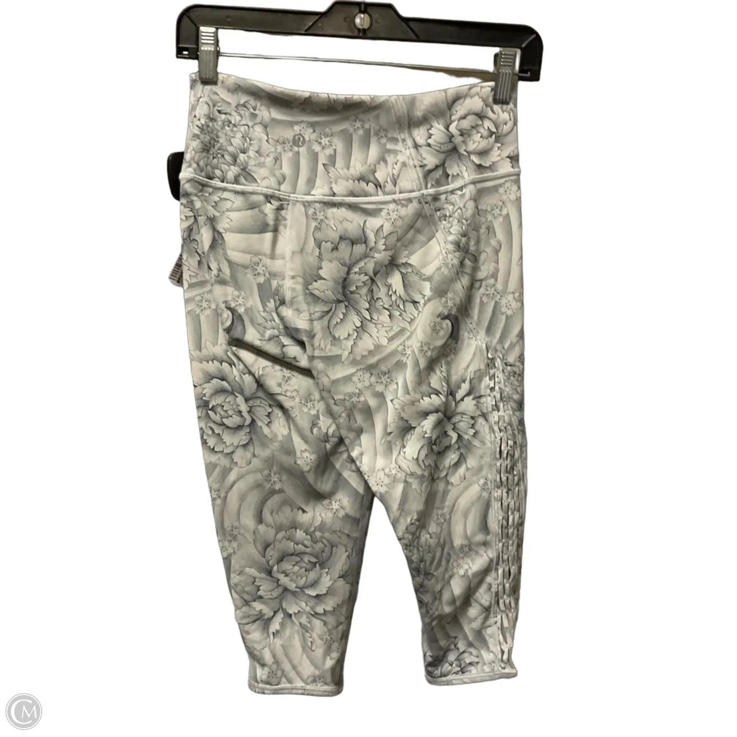 Athletic Leggings Capris By Lululemon In Grey, Size: 6