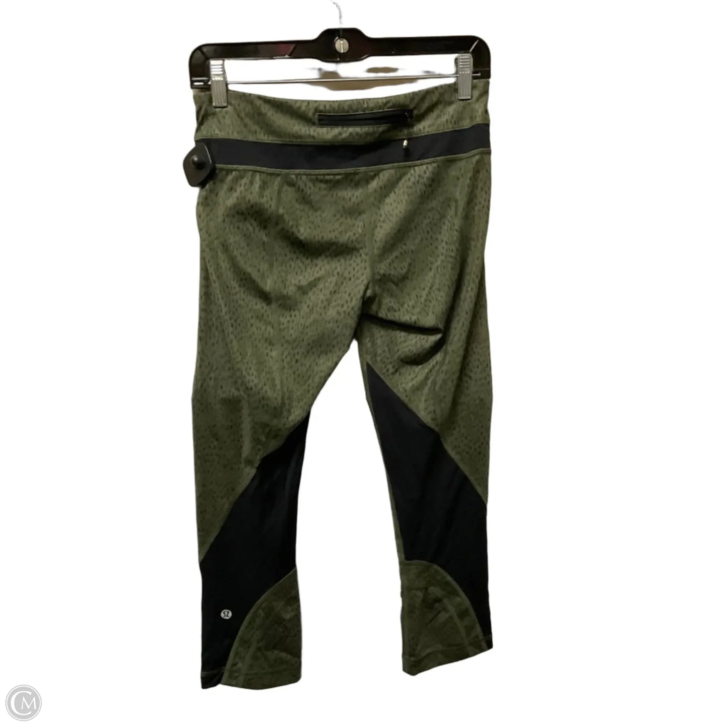 Athletic Leggings Capris By Lululemon In Green, Size: 6