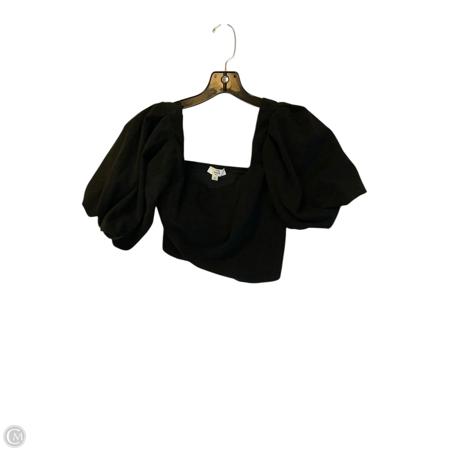 Top Short Sleeve By Entro In Black, Size: S