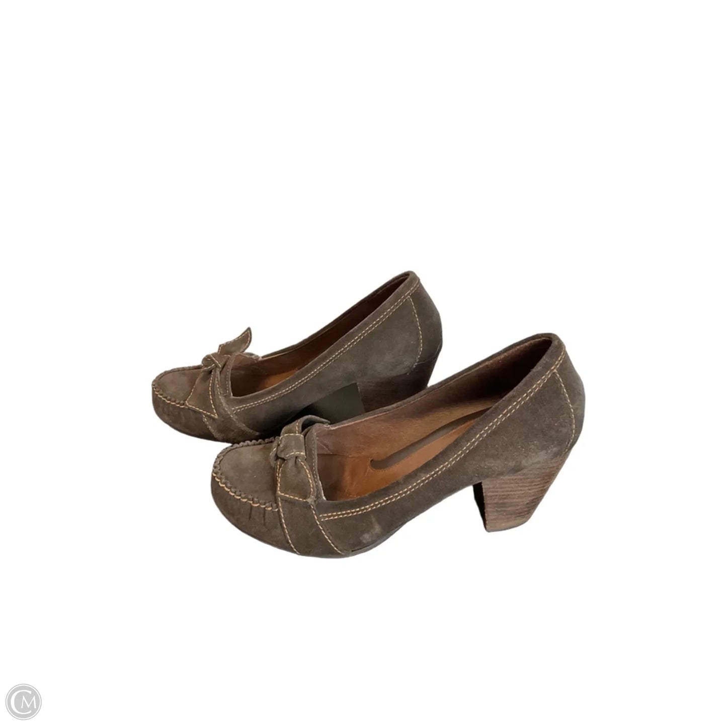 Shoes Heels Block By Nurture In Brown, Size: 9