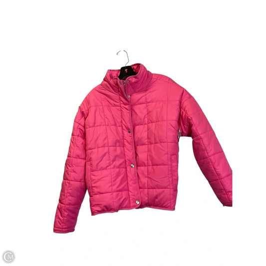 Jacket Puffer & Quilted By Altard State In Pink, Size: M