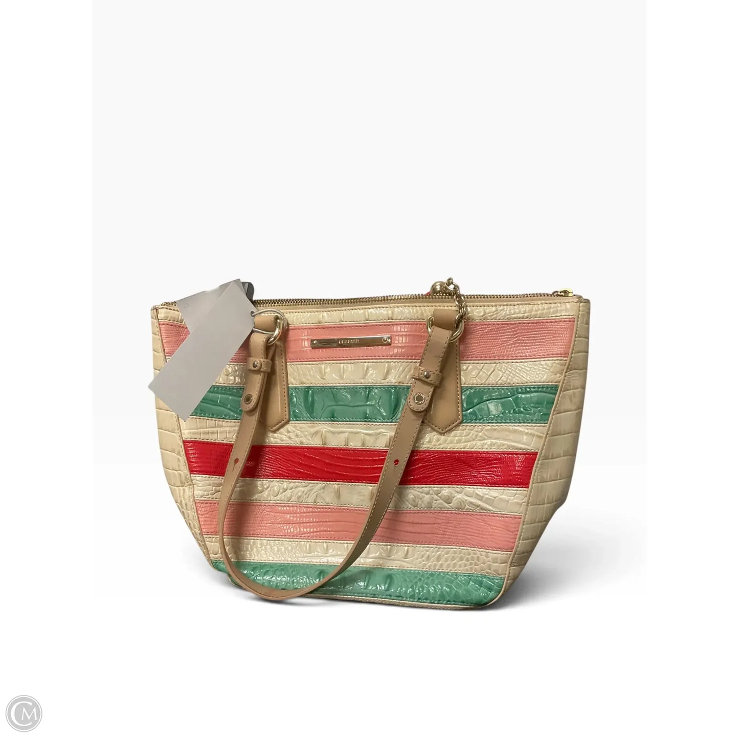 Handbag Designer By Brahmin, Size: Small