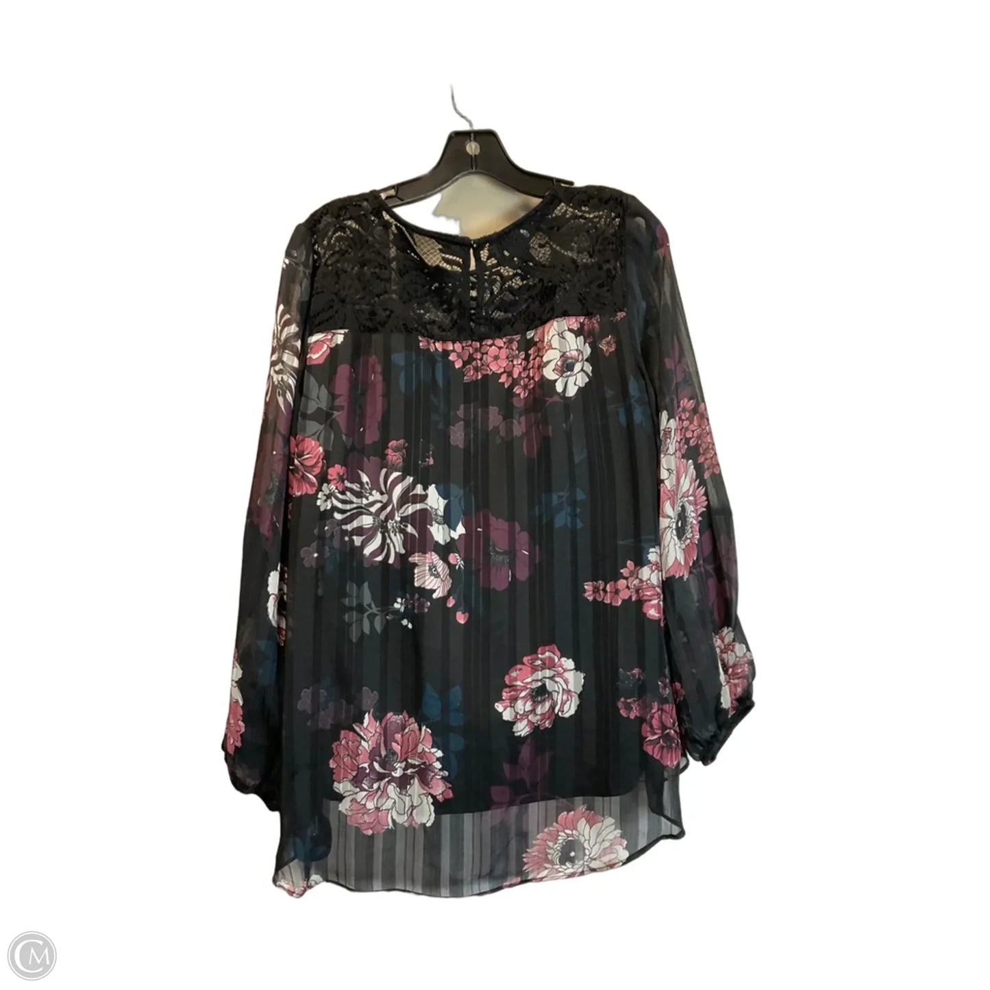 Top Long Sleeve By Alyx In Black, Size: L