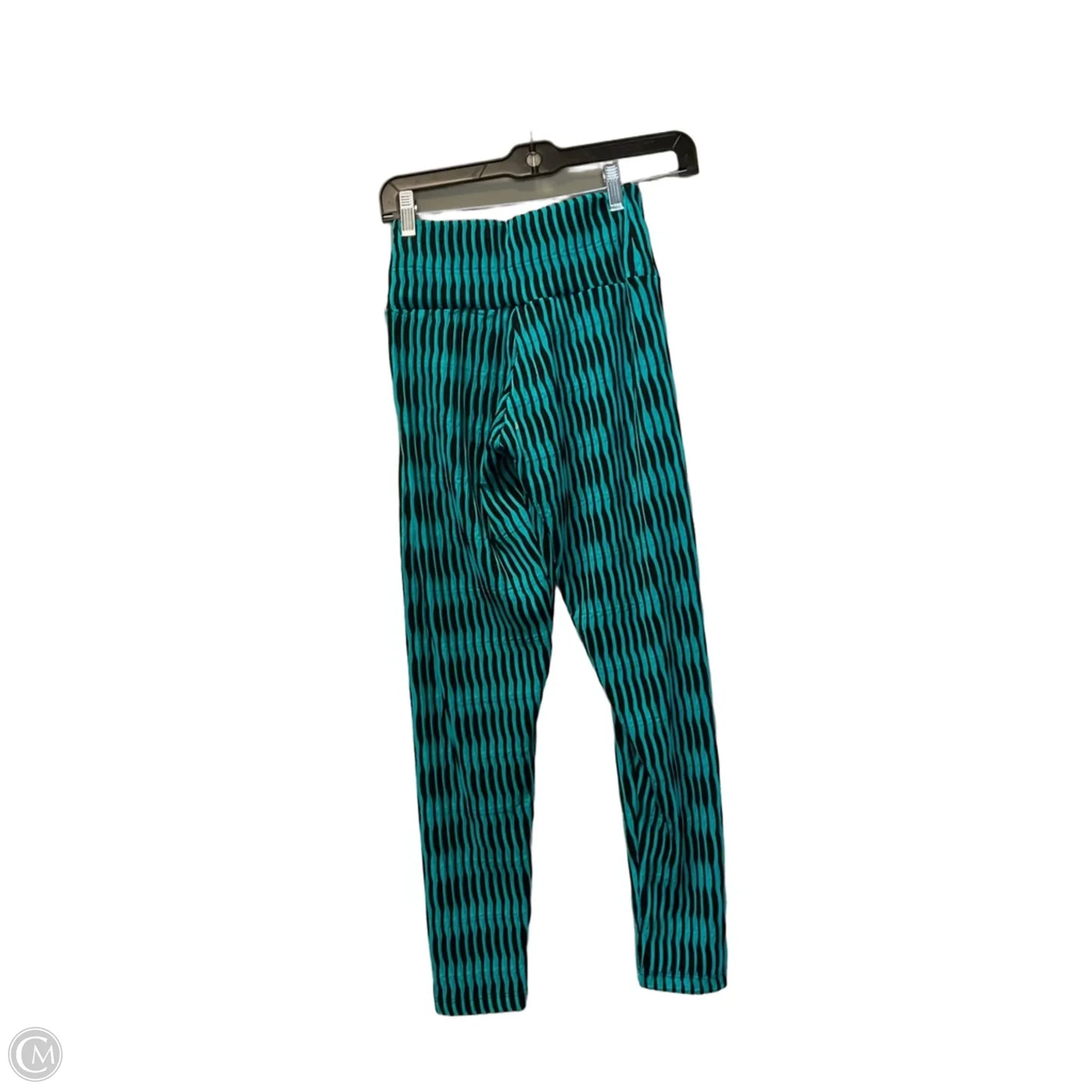 Athletic Leggings By Clothes Mentor In Black & Blue, Size: L