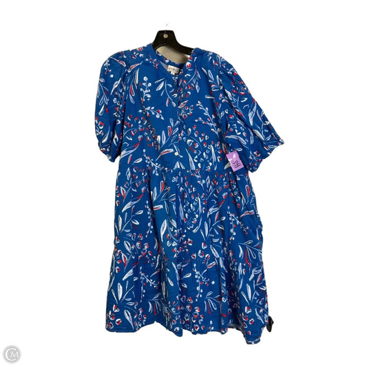 Dress Casual Short By Wonderly In Blue, Size: Xl