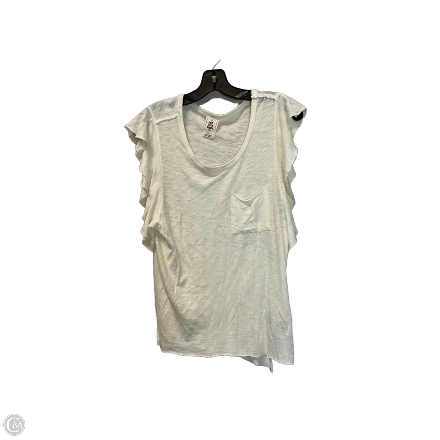 Top Short Sleeve By We The Free In Cream, Size: Xsp