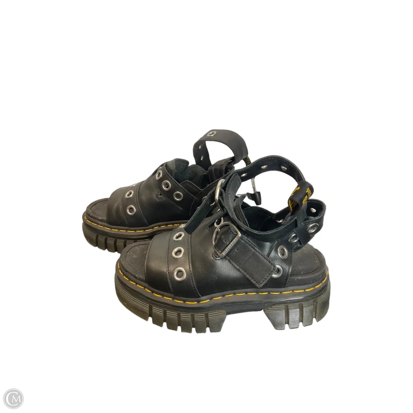 Sandals Flats By Dr Martens In Black, Size: 7