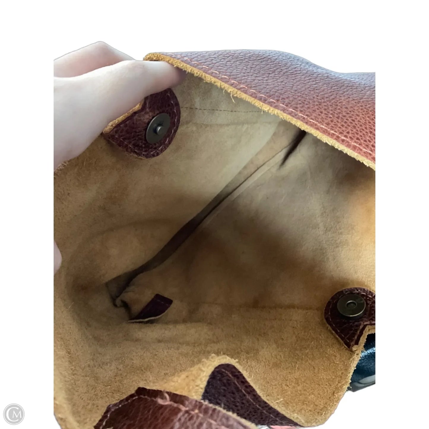 Handbag Leather By Portland Leather, Size: Medium