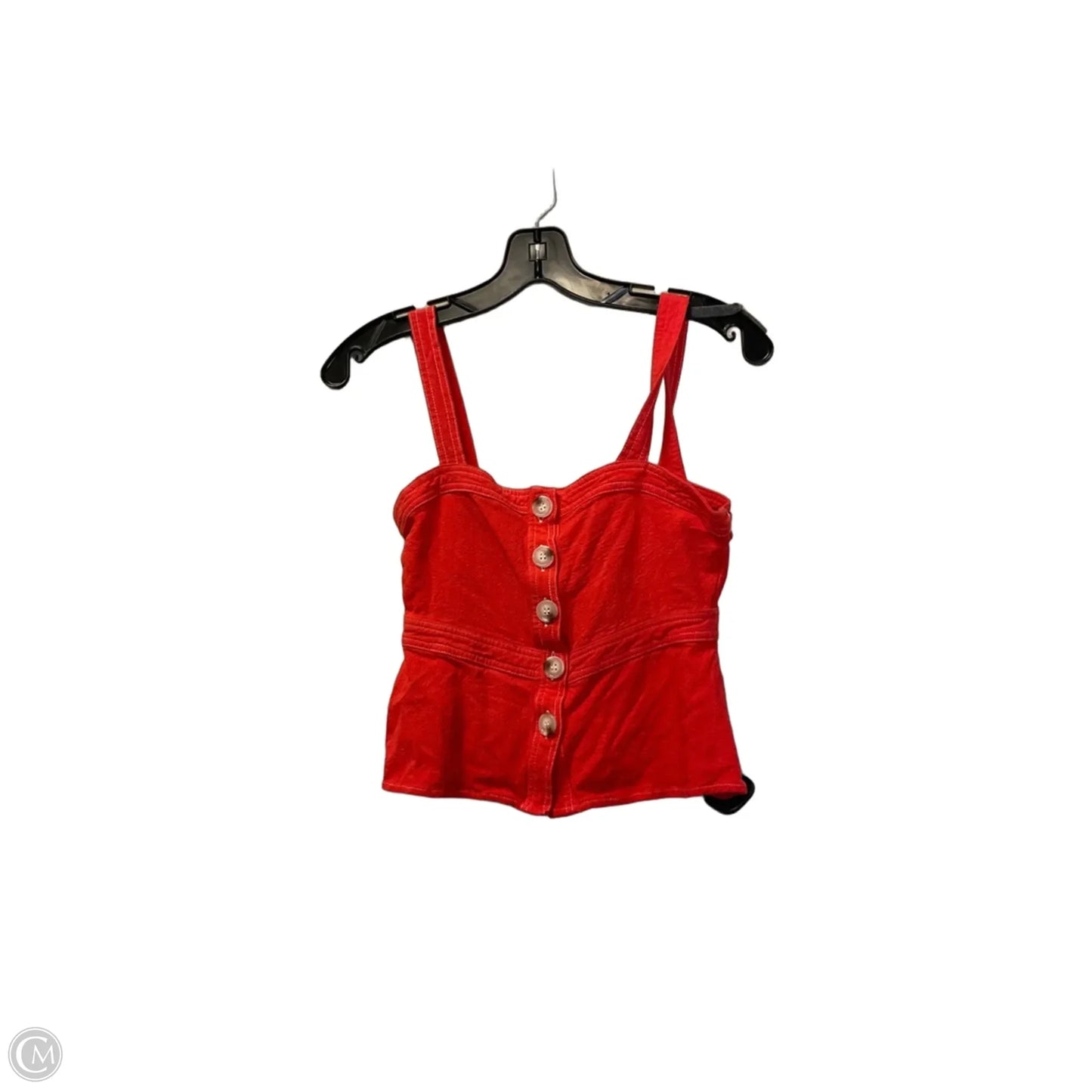 Top Sleeveless By Harper In Red, Size: Xxs