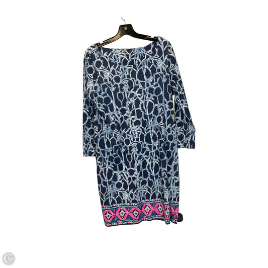 Dress Designer By Lilly Pulitzer In Blue, Size: L