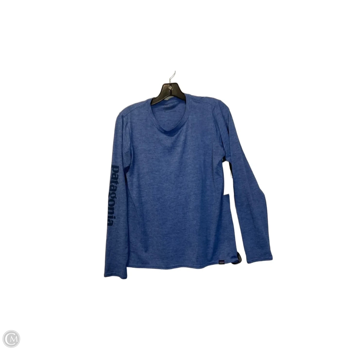 Top Long Sleeve By Patagonia In Blue, Size: M