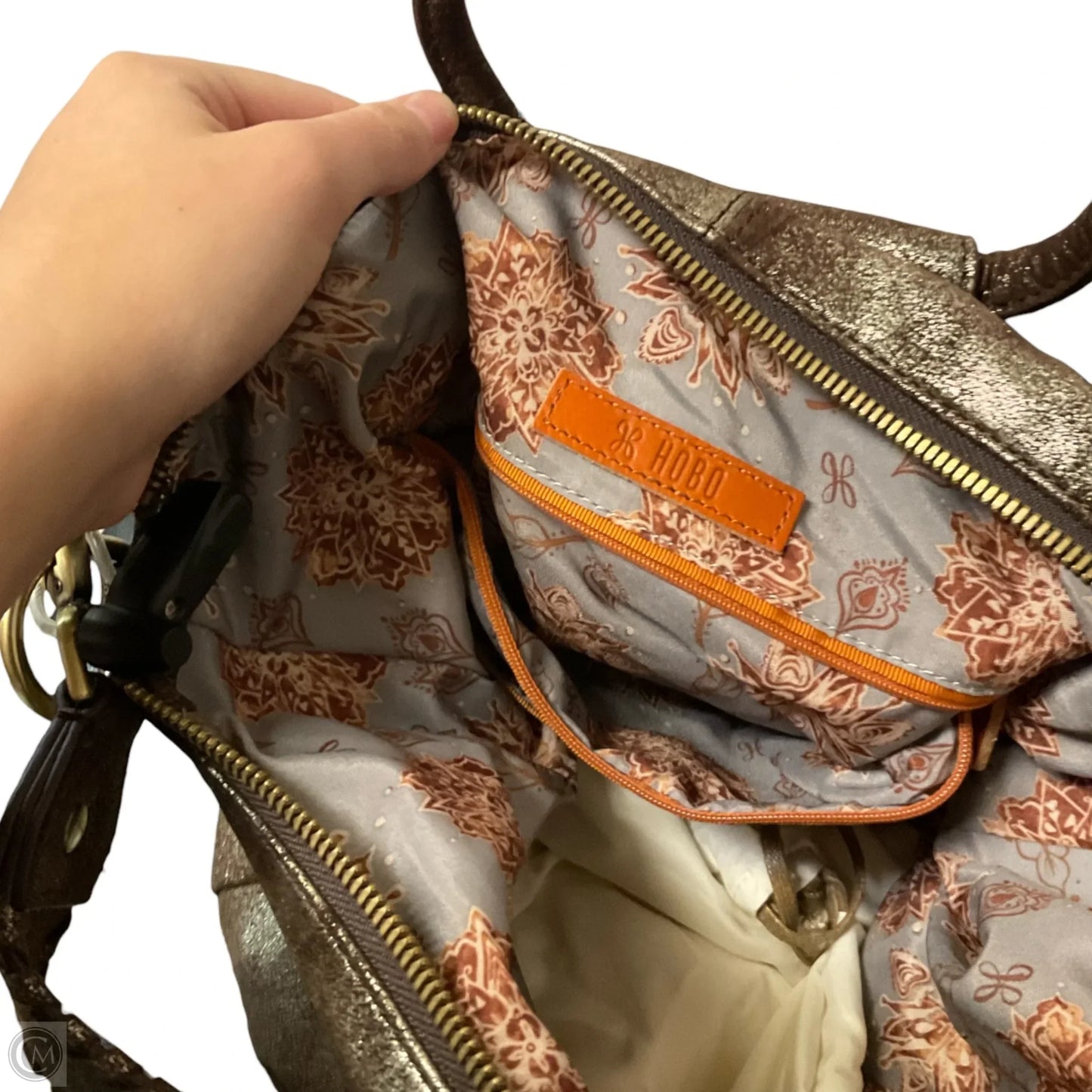 Crossbody Leather By Hobo Intl, Size: Large