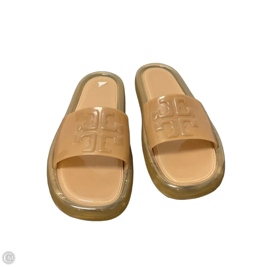 Sandals Designer By Tory Burch In Tan, Size: 10