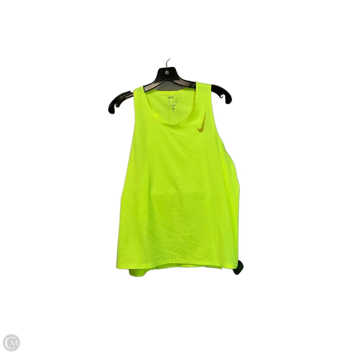 Athletic Tank Top By Nike In Green, Size: L