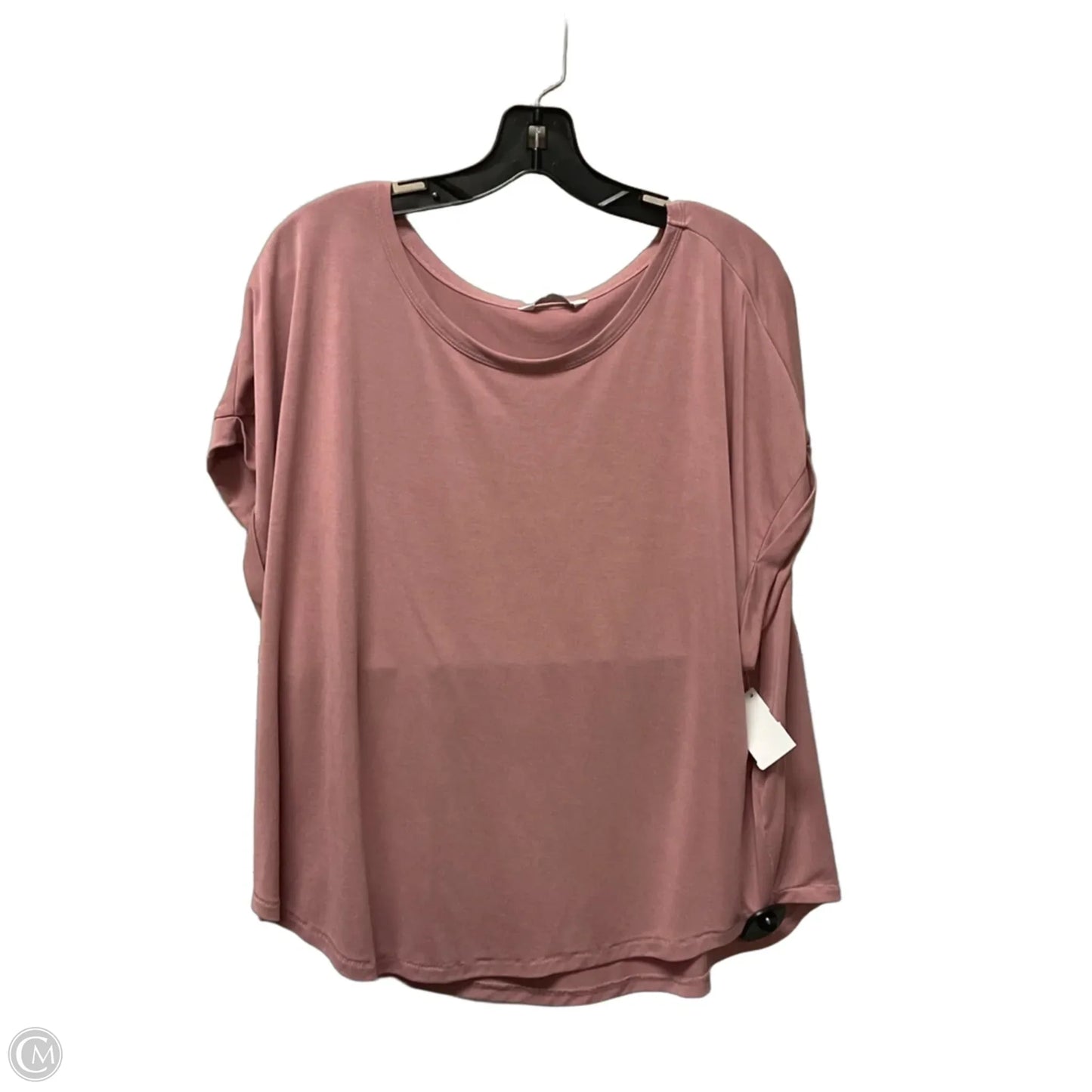 Top Short Sleeve By Lucky Brand In Pink, Size: Xl