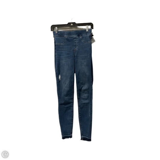 Jeans Skinny By Spanx In Blue Denim, Size: Xs