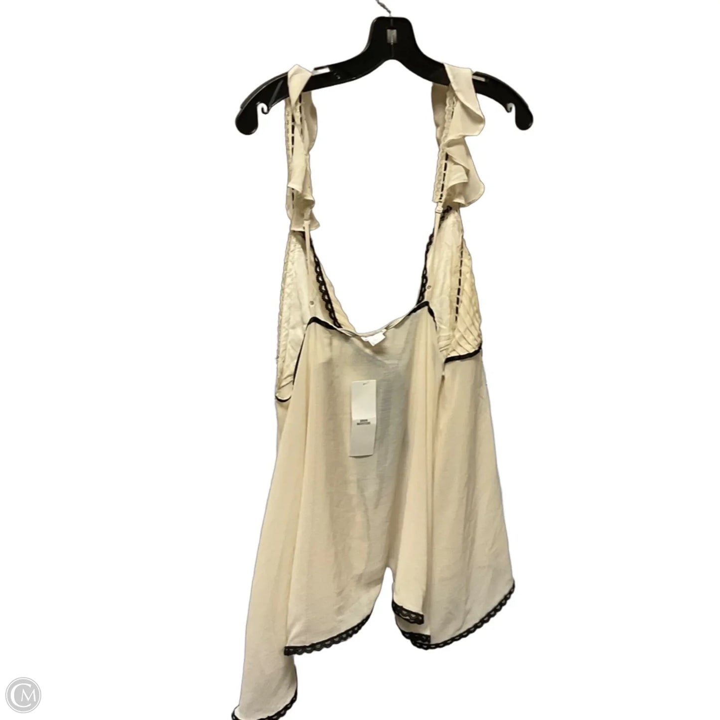 Top Sleeveless By Kimichi Blue In Beige, Size: Xl