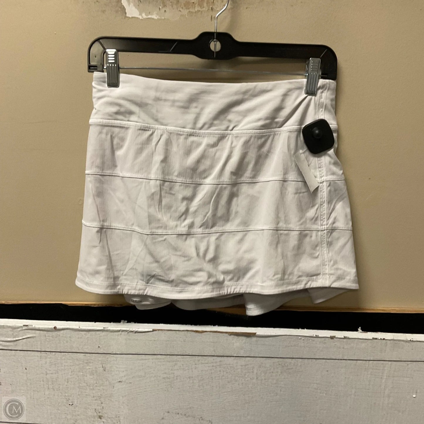 Athletic Skort By Lululemon In White, Size: L