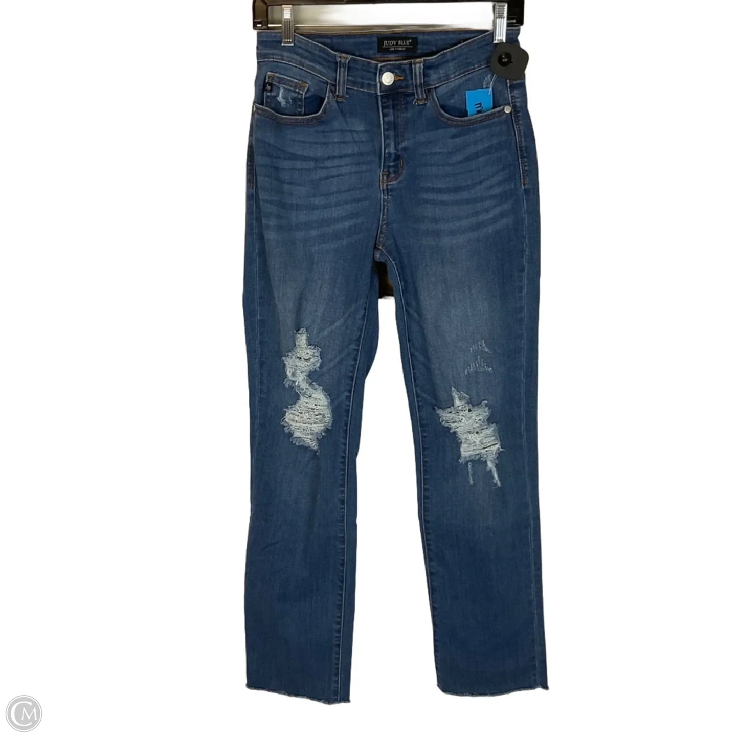 Jeans Straight By Judy Blue In Blue, Size: 4 (27)