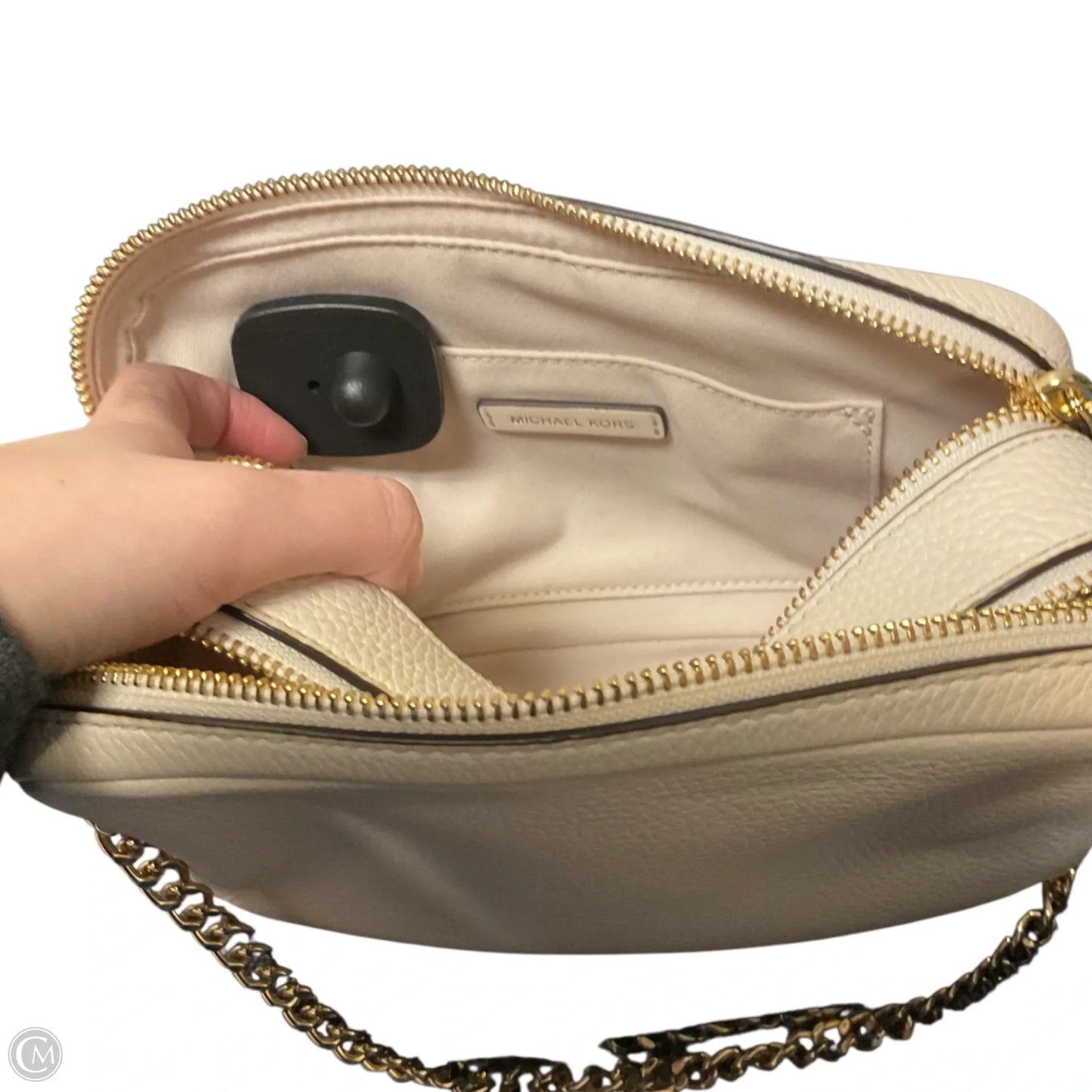 Crossbody Designer By Michael Kors, Size: Medium