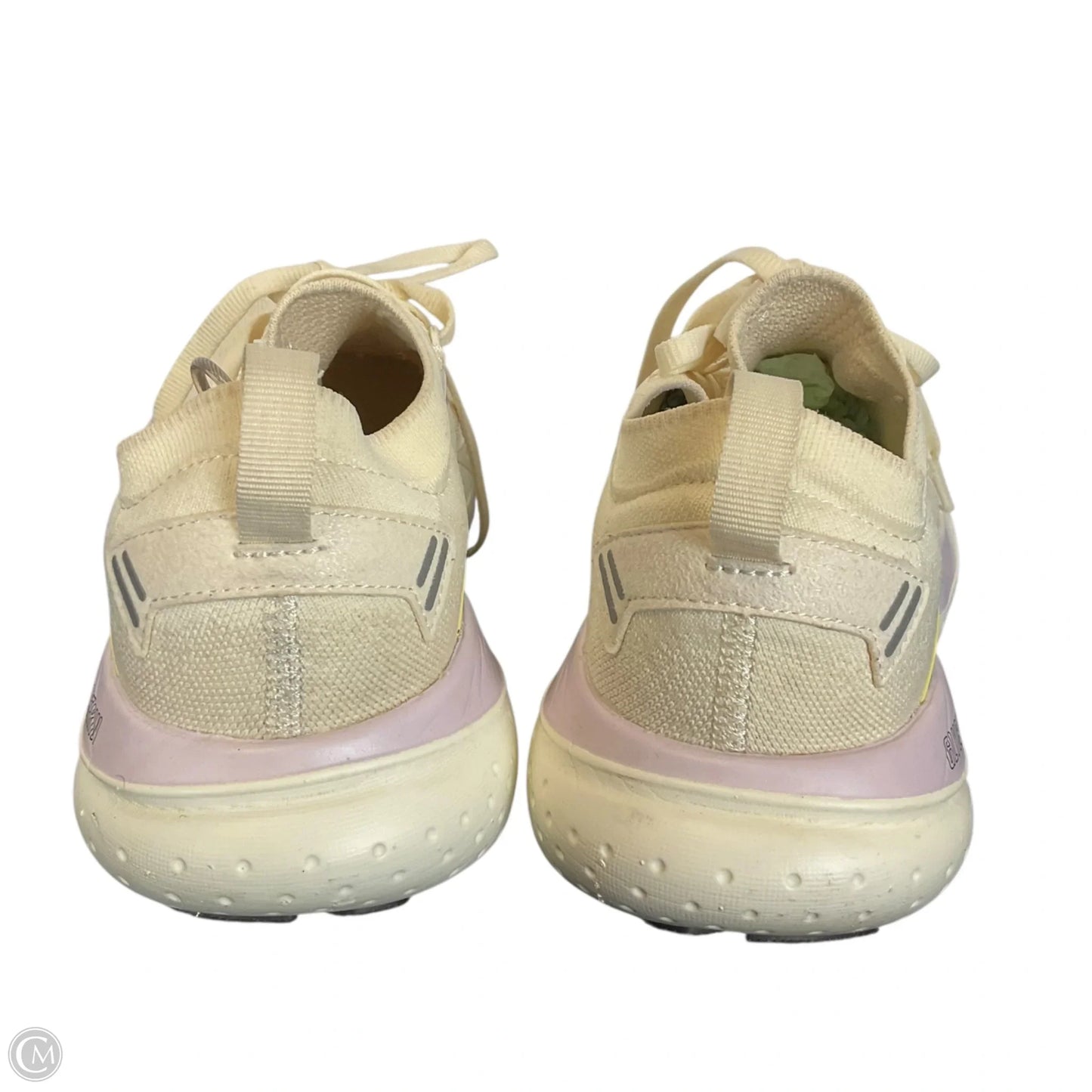 Shoes Athletic By Brooks In Cream & Pink, Size: 8