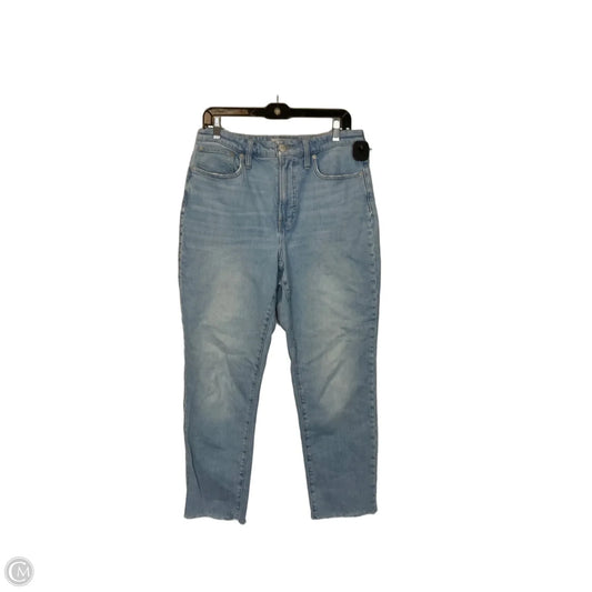 Jeans Straight By Madewell In Blue Denim, Size: 6