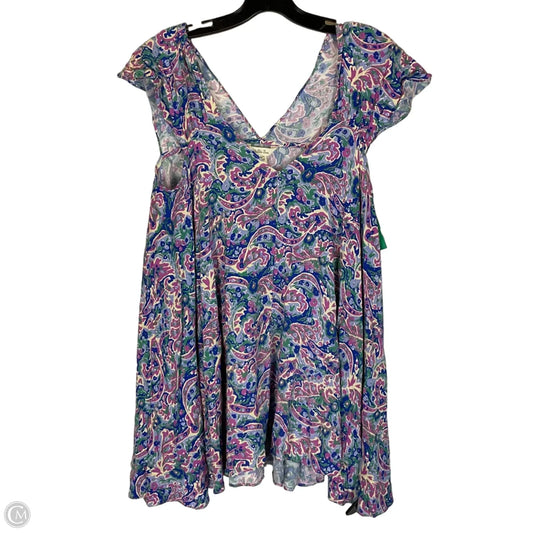 Top Sleeveless By Matilda Jane In Multi-colored, Size: L
