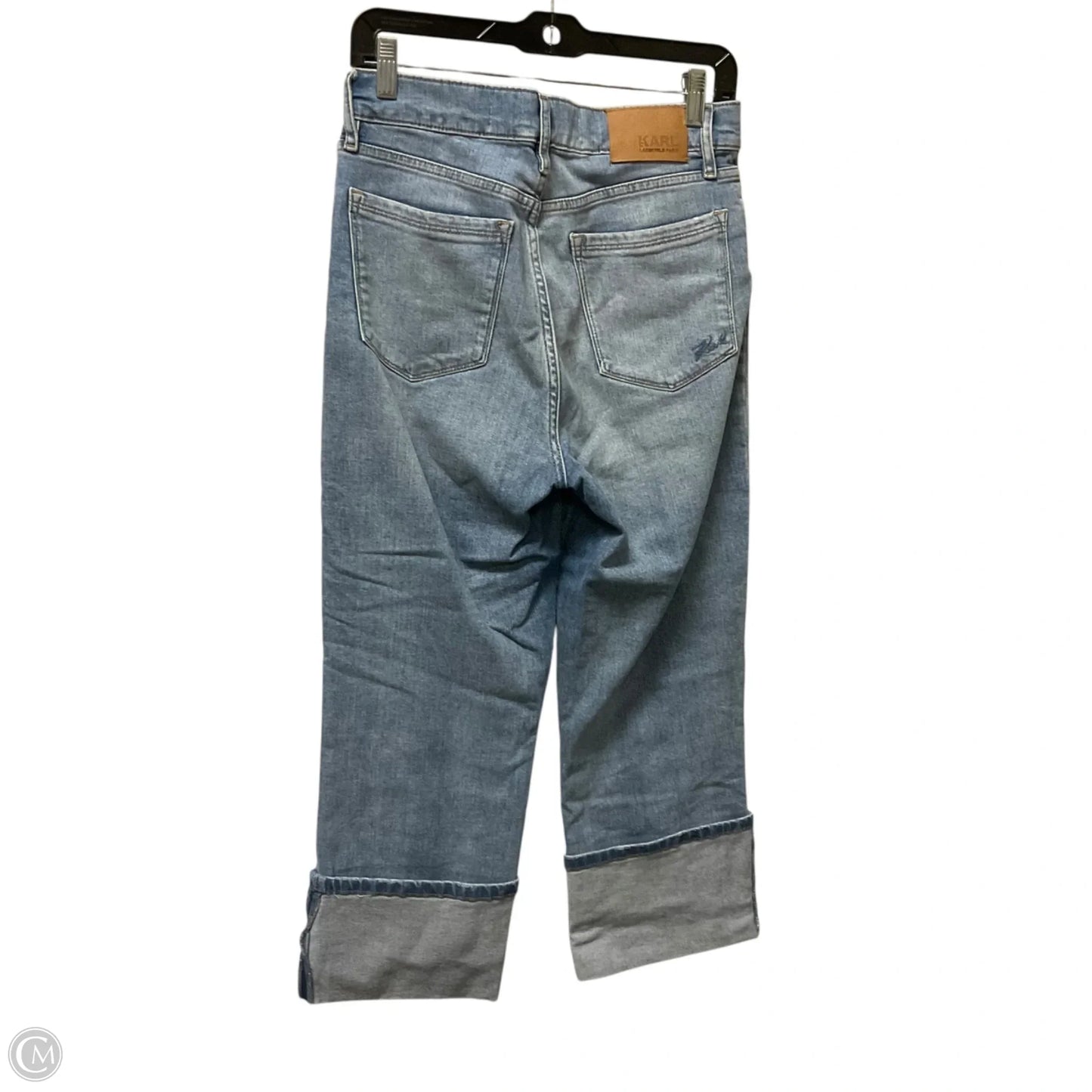 Jeans Designer By Karl Lagerfeld In Blue Denim, Size: 4
