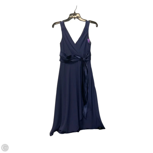 Dress Casual Maxi By Evan-picone In Navy, Size: 4